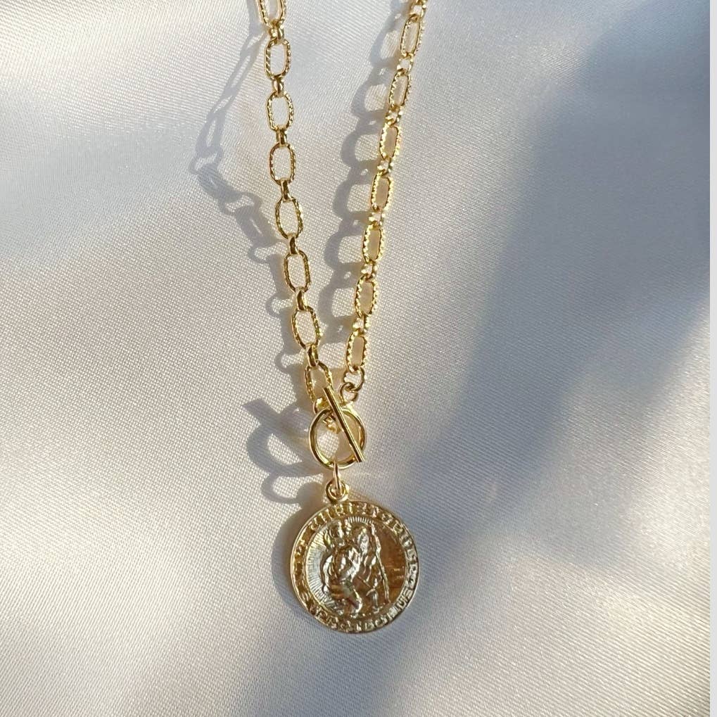 Saint Christopher Pendant Necklace