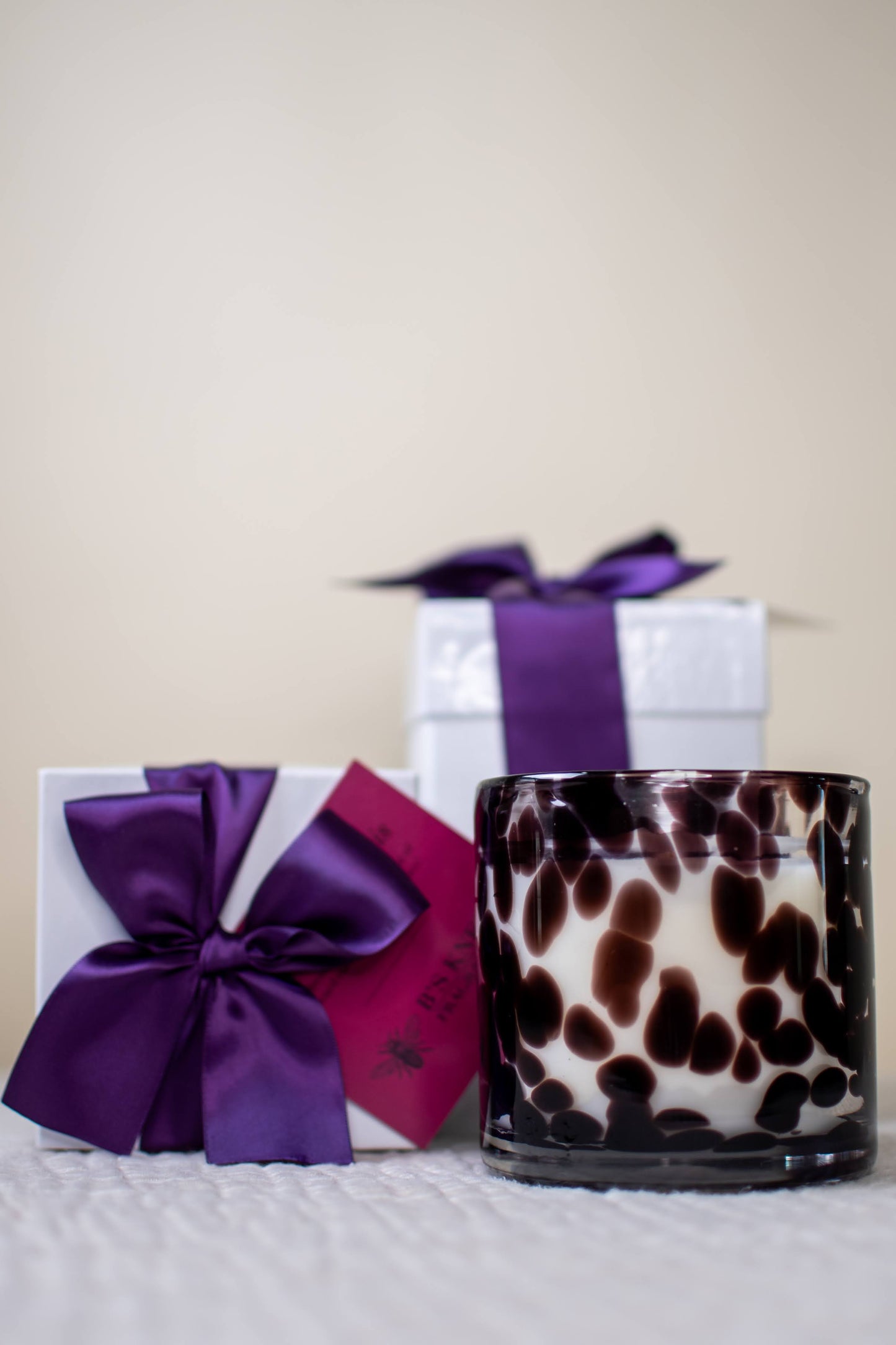 Currant & Cassis Candle - Two Wick Purple Tortoise