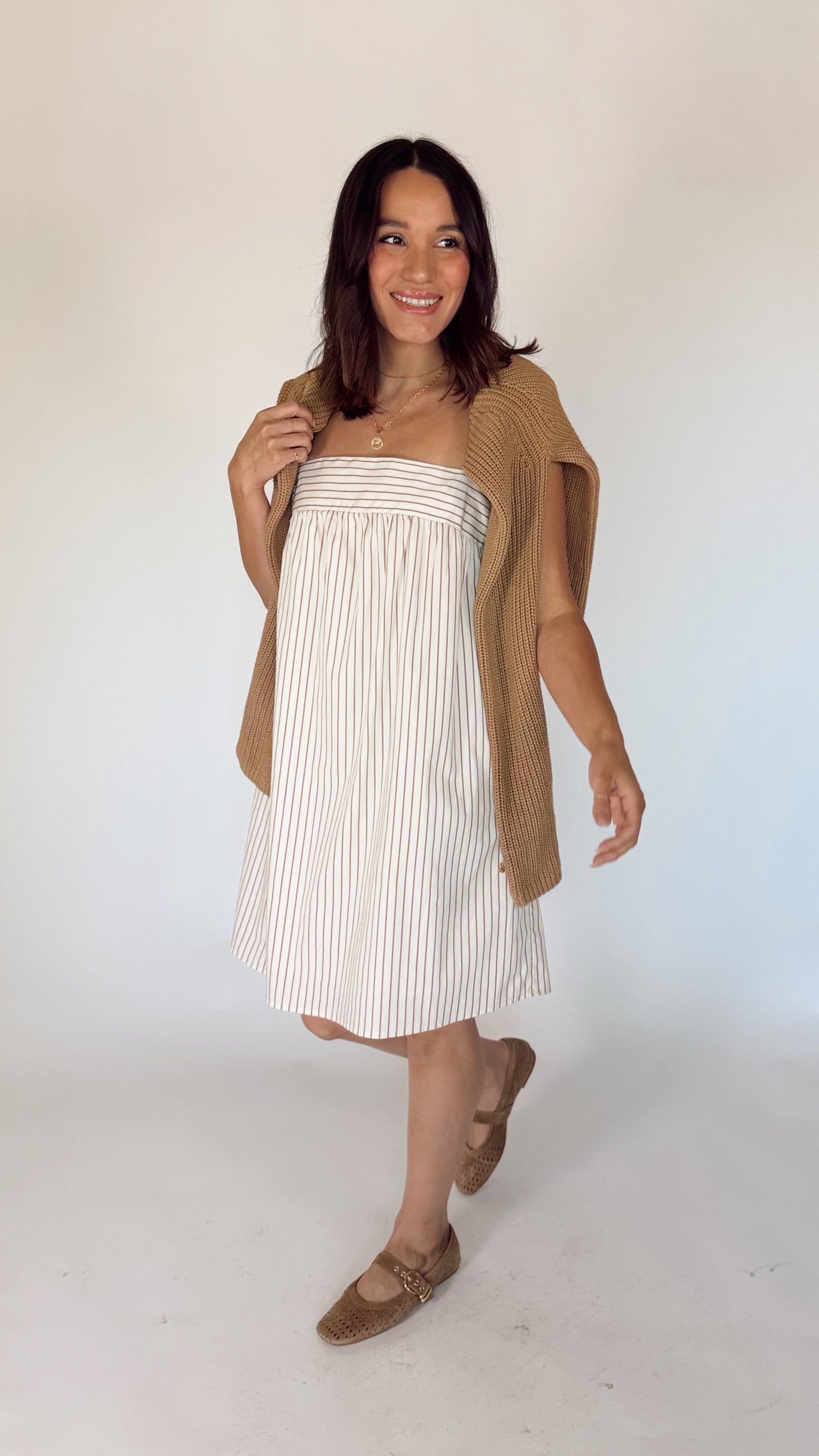 Candace Stripe Mini Dress
