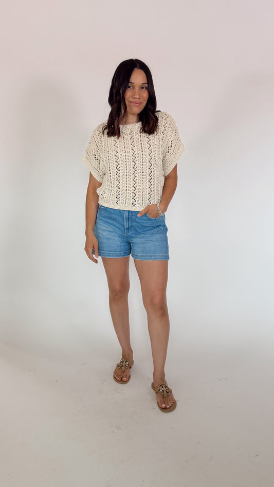 Nancy Crochet Top