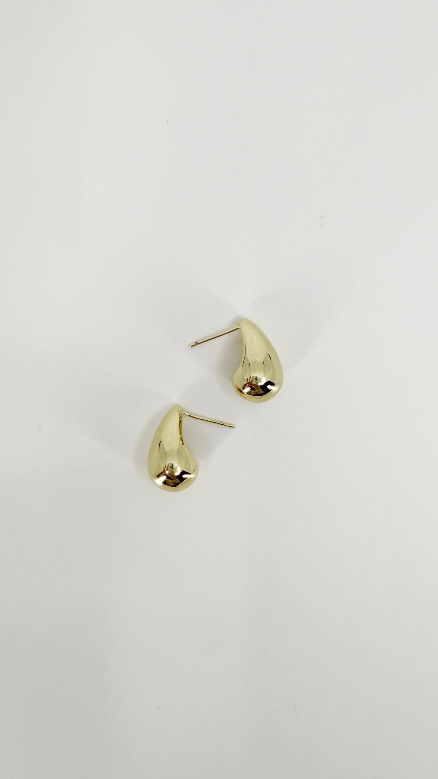The Sculpted Teardrop Stud