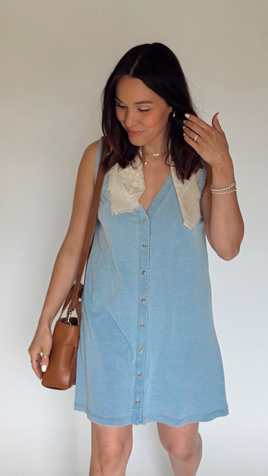 Mila Button Down Dress