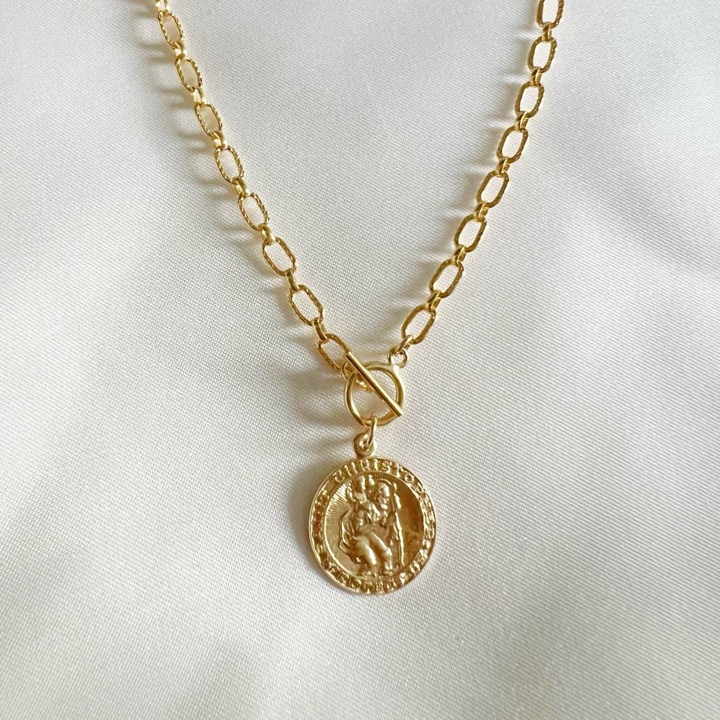 Saint Christopher Pendant Necklace