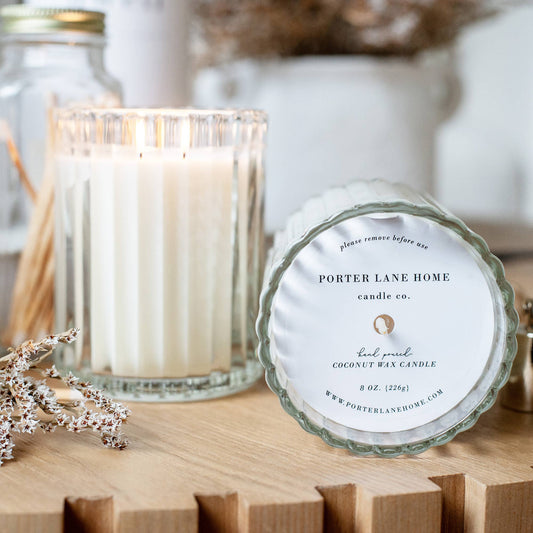 HEIRLOOM | Vanilla + Brown Sugar Fluted Candle 8oz