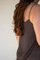 Essential Satin Cami - Espresso