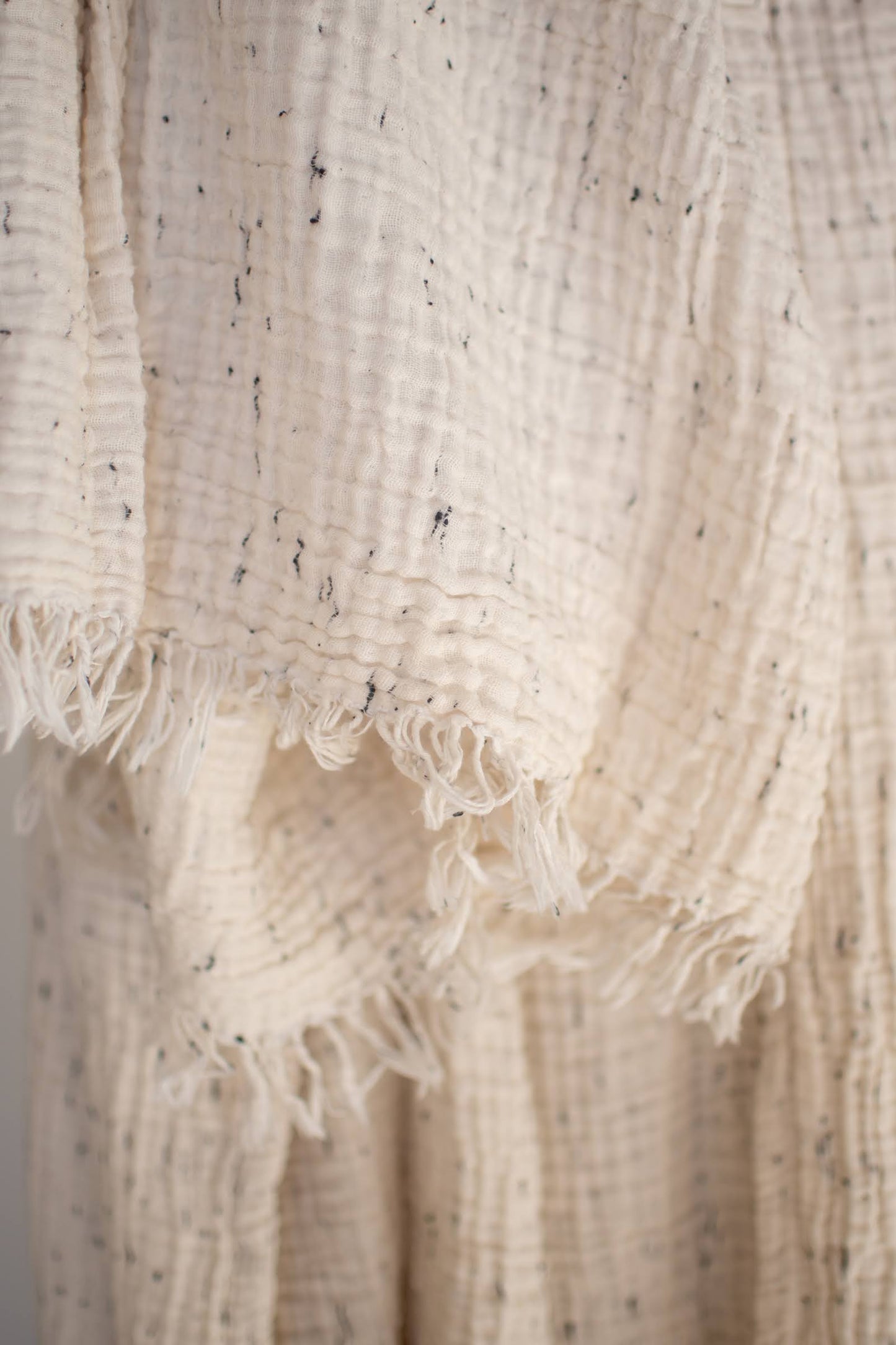 Pebble Turkish Muslin Throw