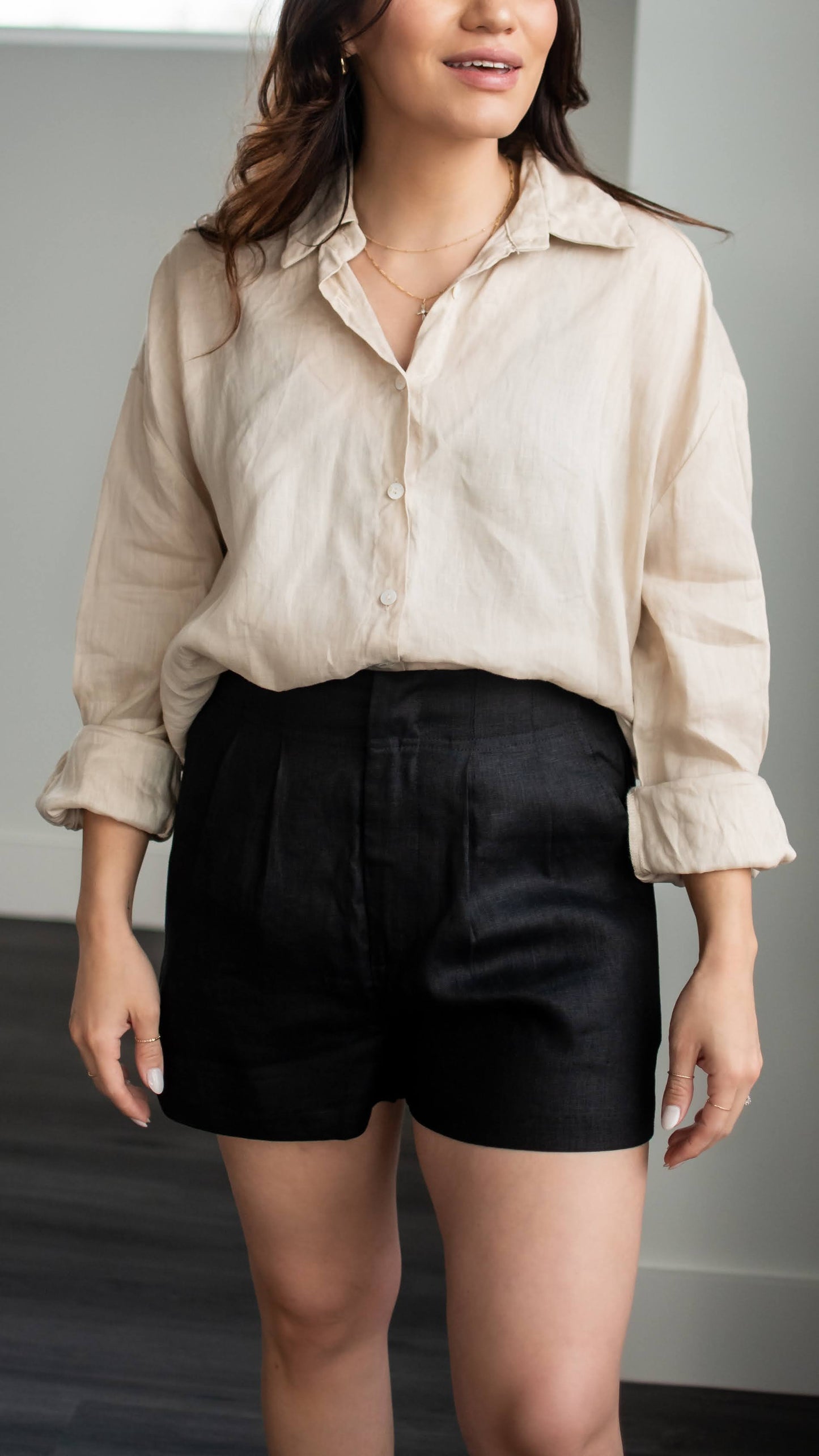 St. Claire Linen Shorts
