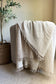 Oat & Cream Turkish Muslin Throw