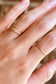 Dainty Hammered Stacker