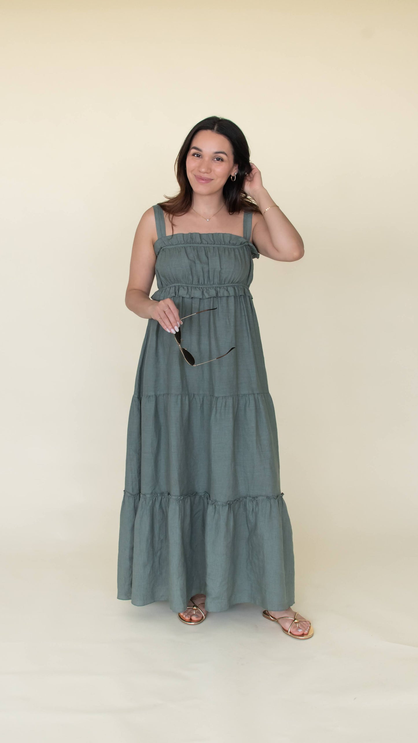 Sage Linen Maxi