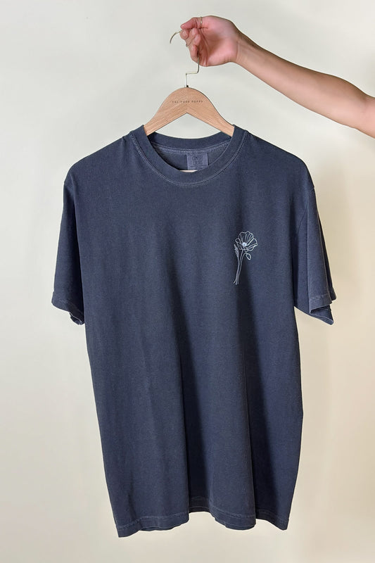 Poppy Heritage Tee - Pepper