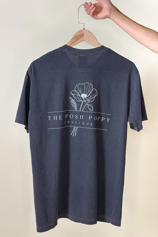 Poppy Heritage Tee - Pepper