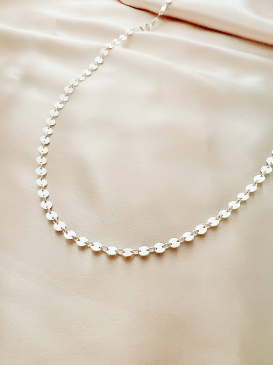Sterling Coin Choker