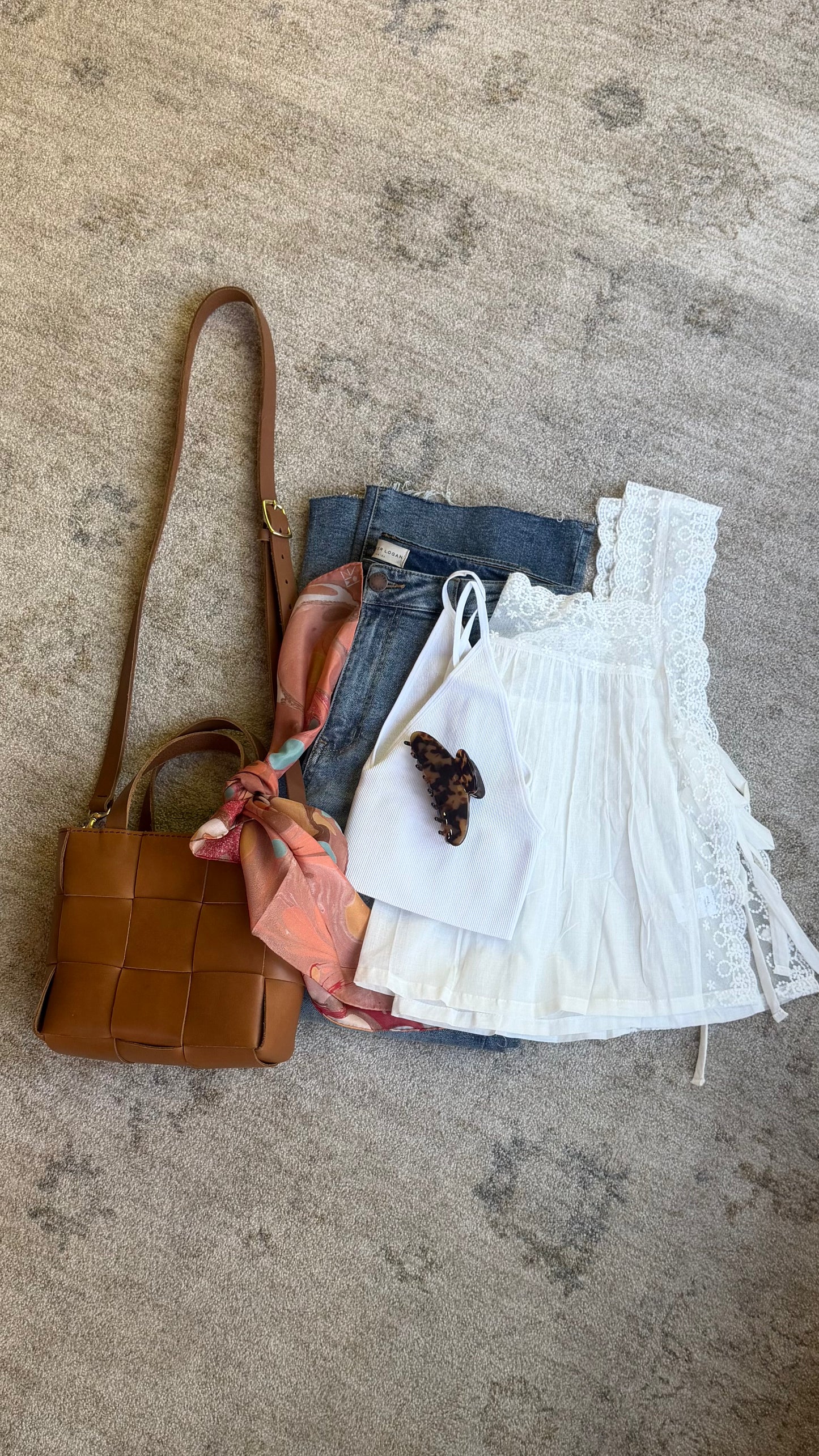 Blair Mini Tote — Tan