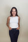Lia Knit Tank - Ivory