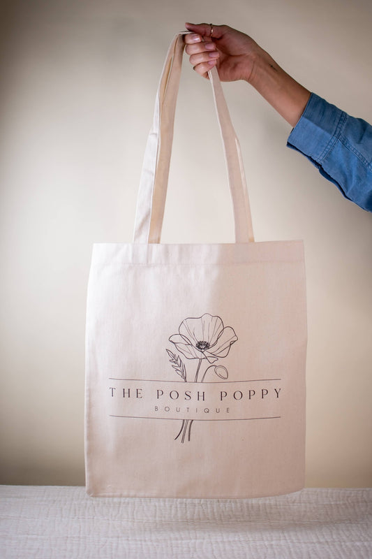 The Posh Poppy Canvas Tote