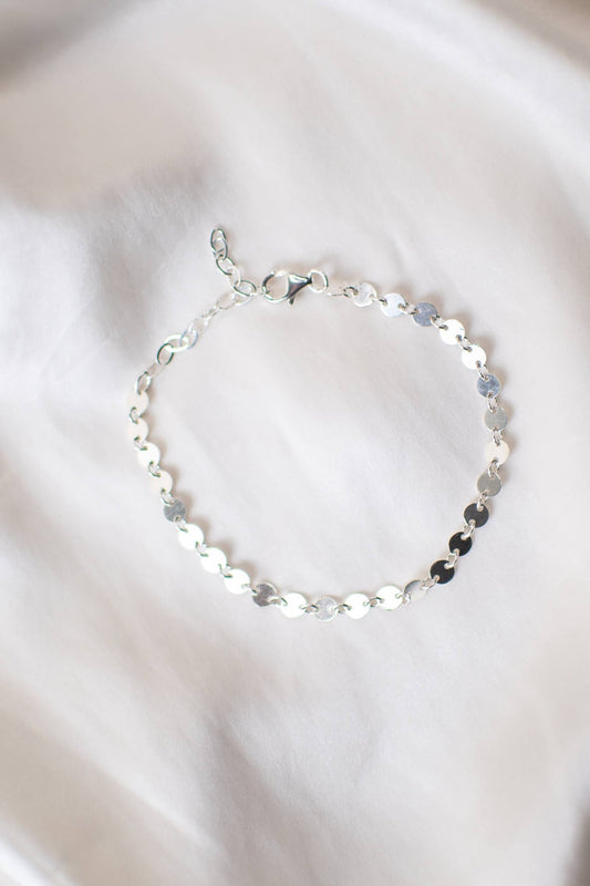 Sterling Coin Bracelet