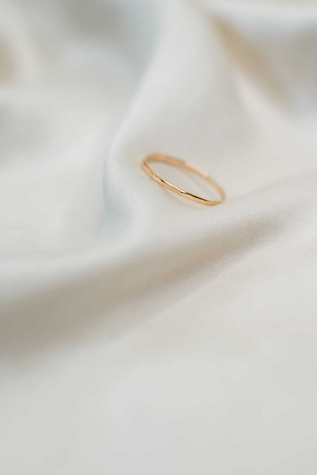 Dainty Hammered Stacker