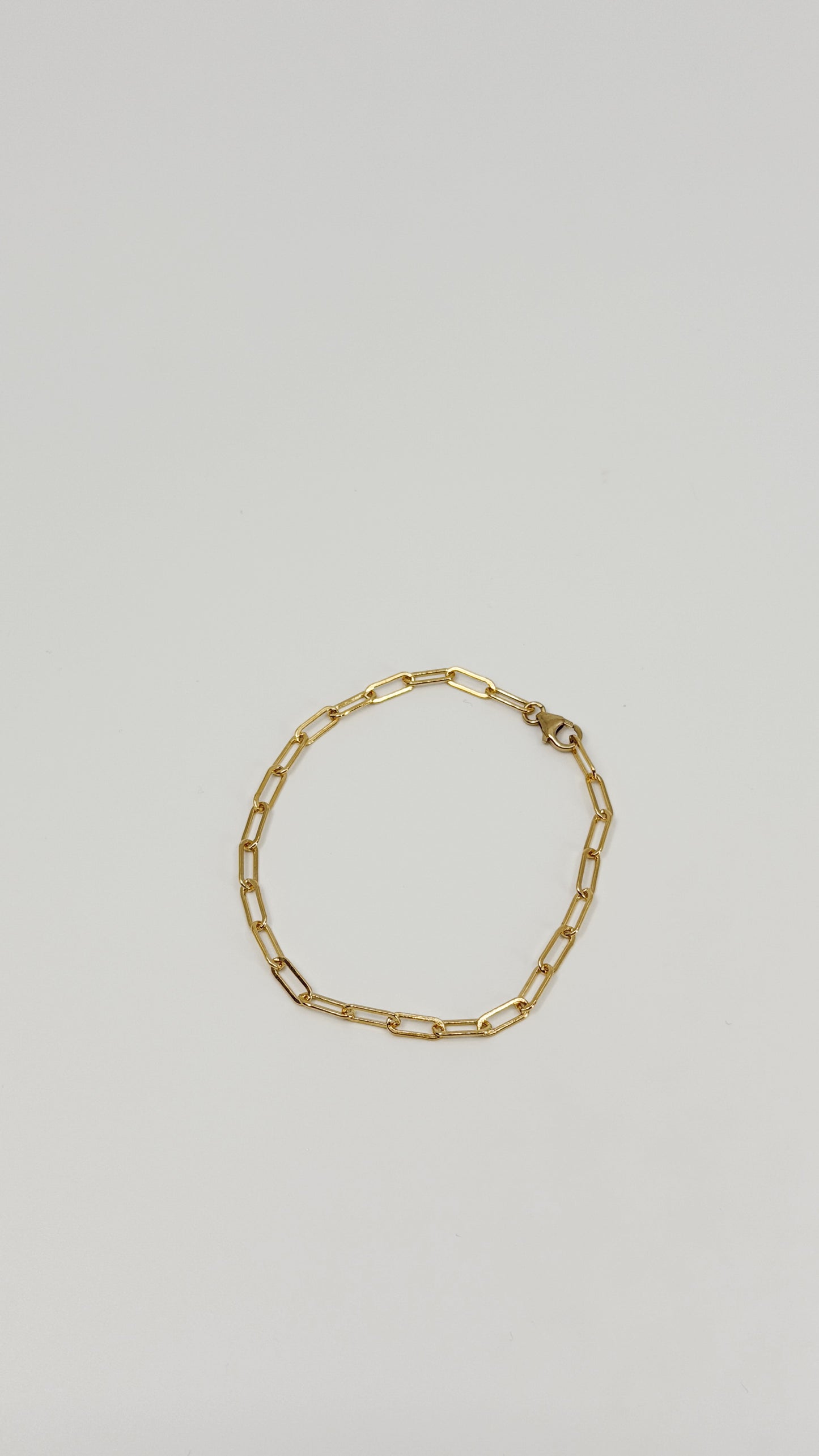 Ava Paperclip Bracelet