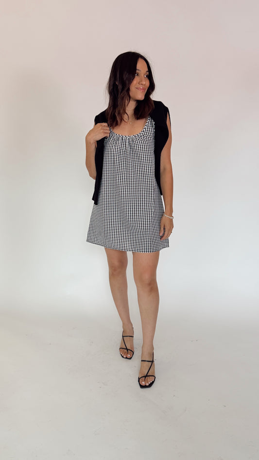 Gingham Seersucker Mini