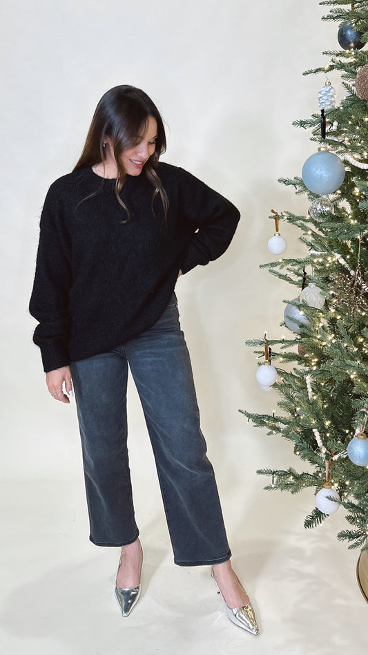 The Haven Sweater - Black