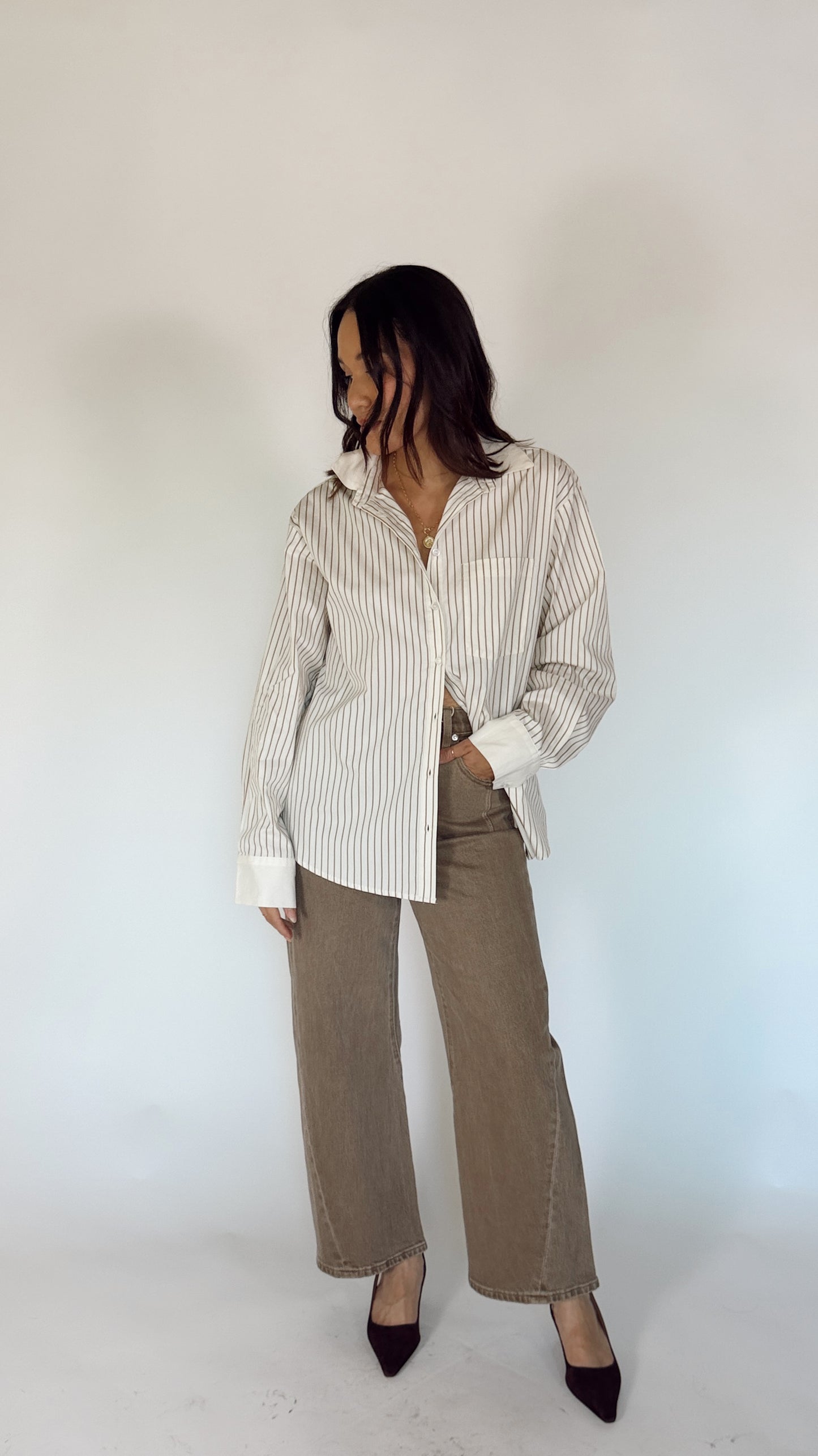 Candace Stripe Button Down