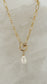Anchor Pearl Necklace