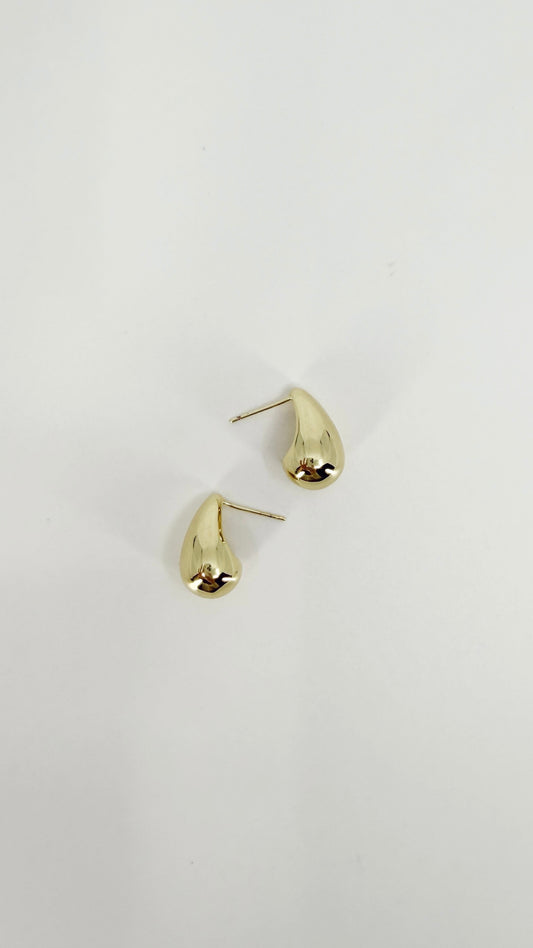 The Sculpted Teardrop Stud