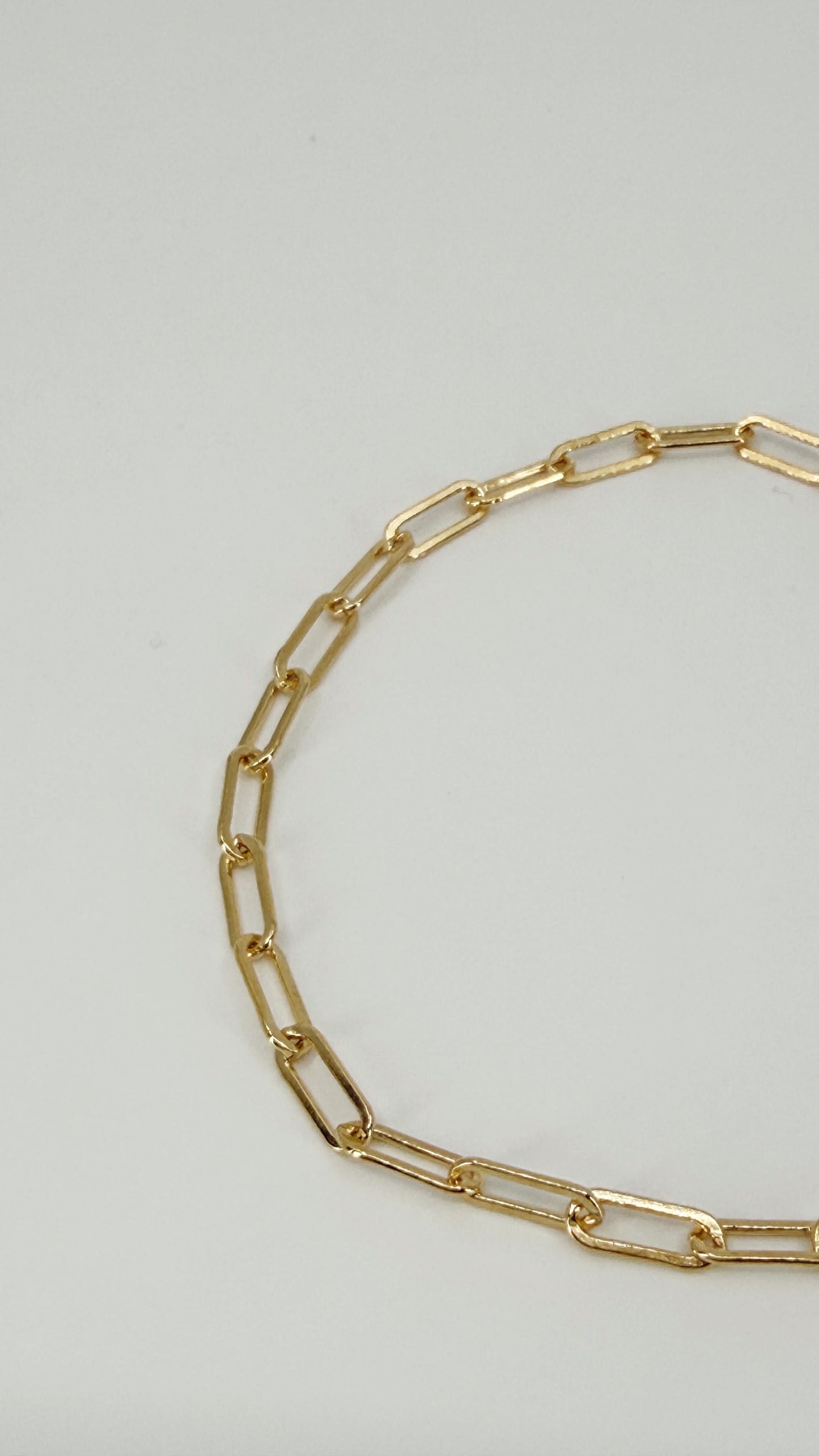 Ava Paperclip Bracelet