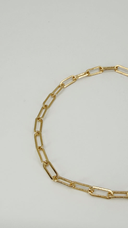 Ava Paperclip Bracelet