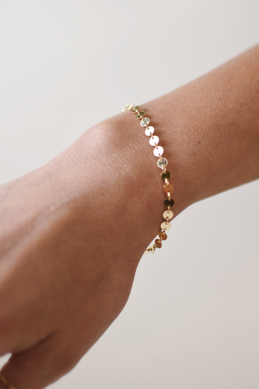 Golden Coin Bracelet