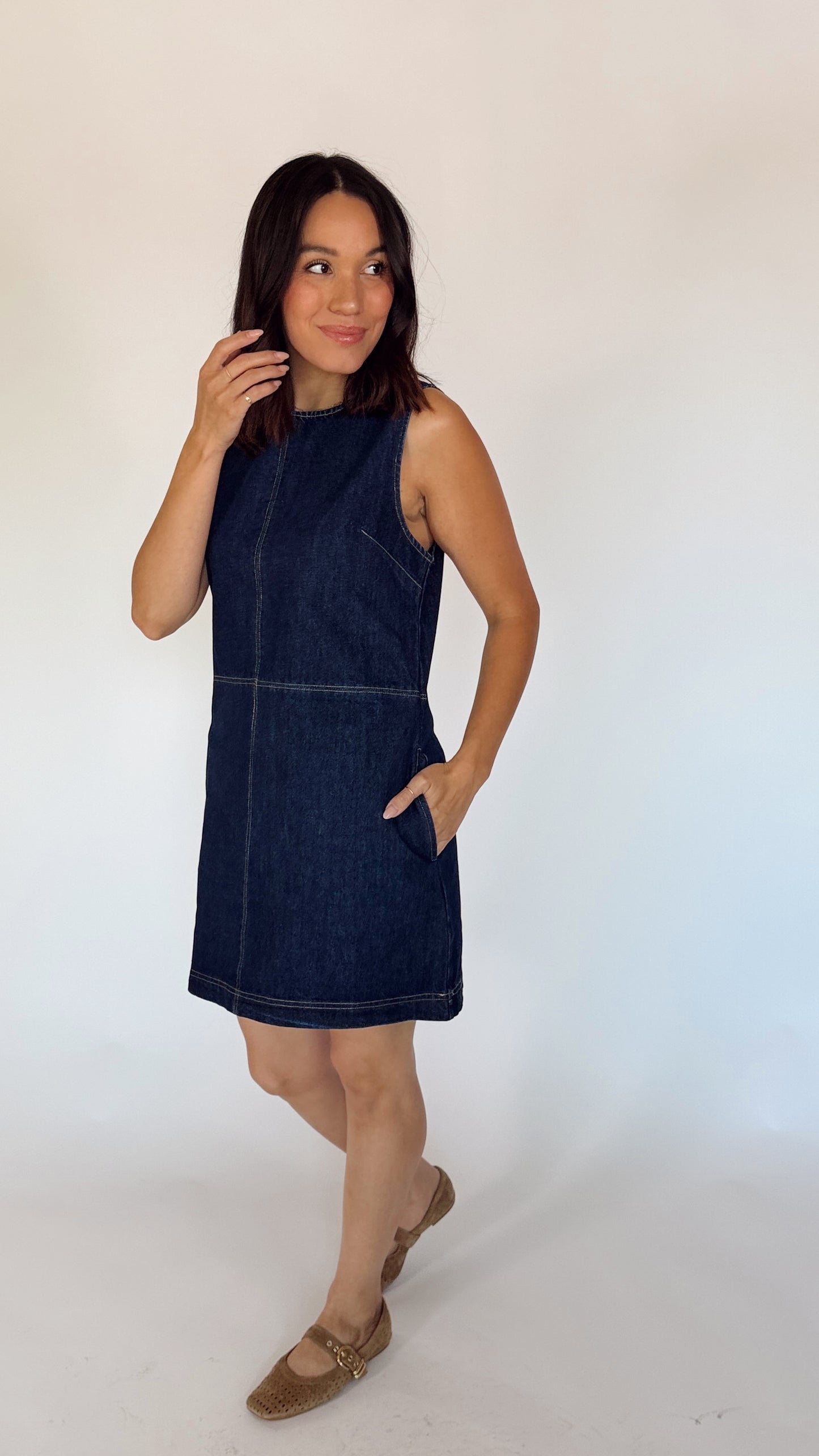 The Monroe Denim Dress