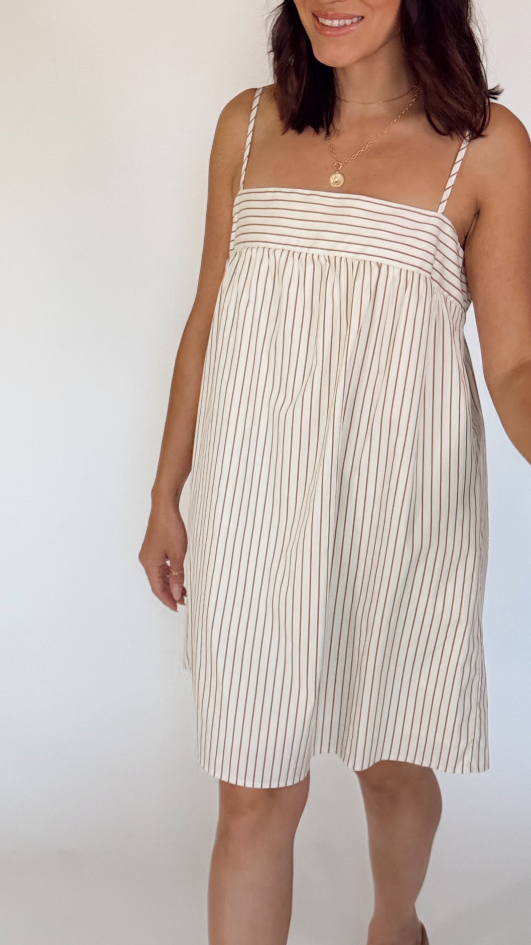 Candace Stripe Mini Dress
