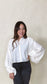 The Ivory Oversized Sleeve Blouse