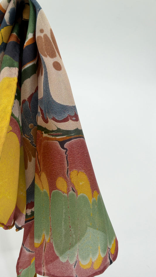 The Strata Silk Scarf